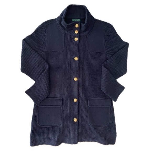 Lauren Ralph Lauren, green label button up cardigan. EUC - Picture 1 of 4